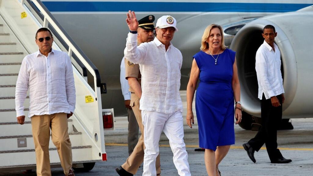 Gustavo Petro llega a Cuba en su último viaje oficial como presidente