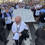 Sacerdotes marchan en Roma para denunciar la situación en Gaza