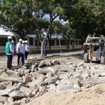 Avanza recuperación de la malla vial en Puerto Colombia con intervención en Villa Campestre
