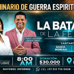 Iglesia Cuadrangular realizará el seminario de guerra espiritual “La Batalla de la Fe 2.6”